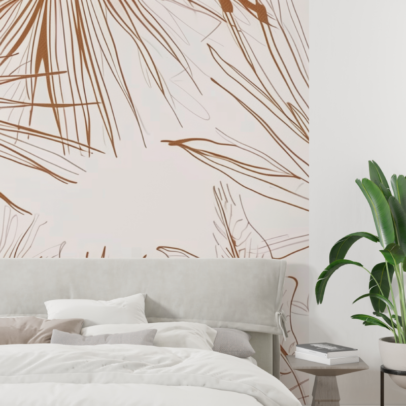 Papier peint panoramique fleurs en ligne tapisserie tendance
