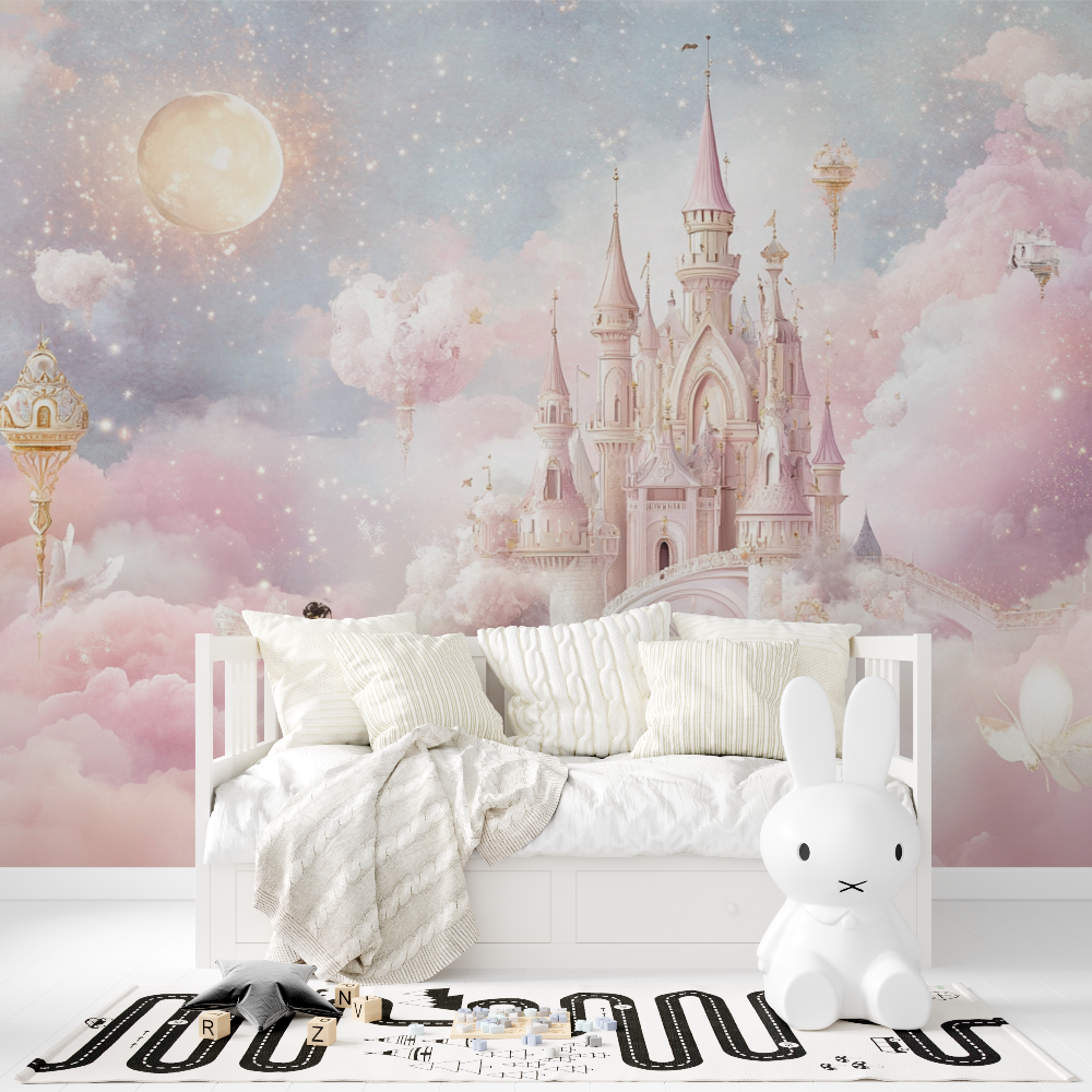 Papier peint princesse magique tapisserie fille