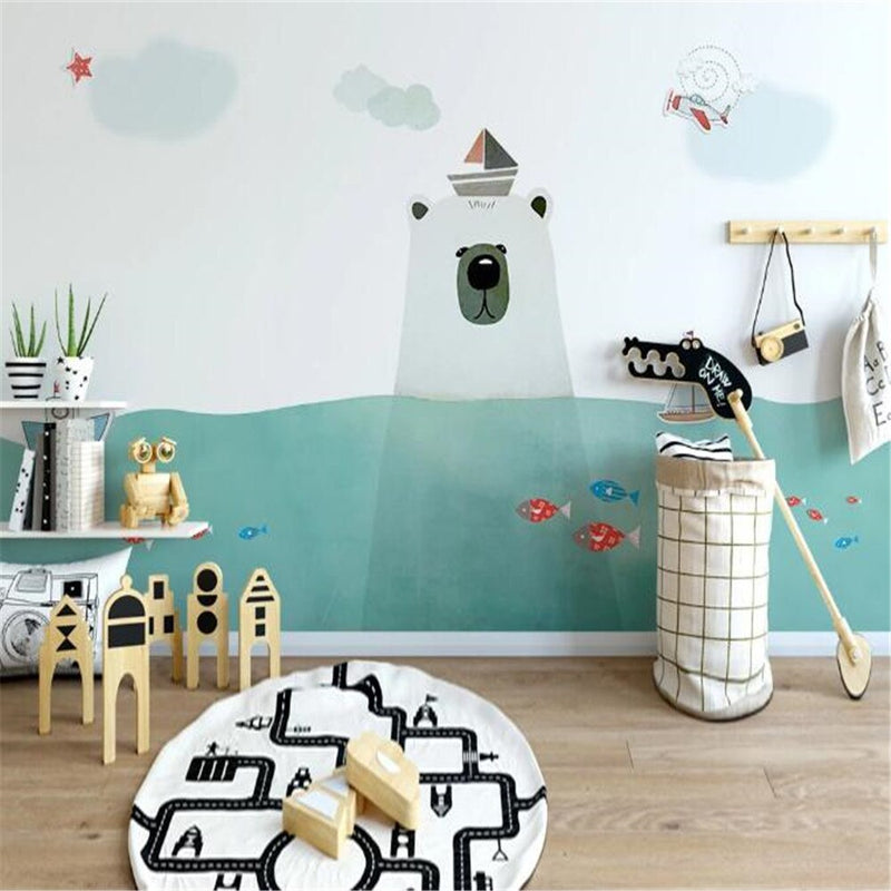 Marine Wallpaper <br/> Kind White Bear