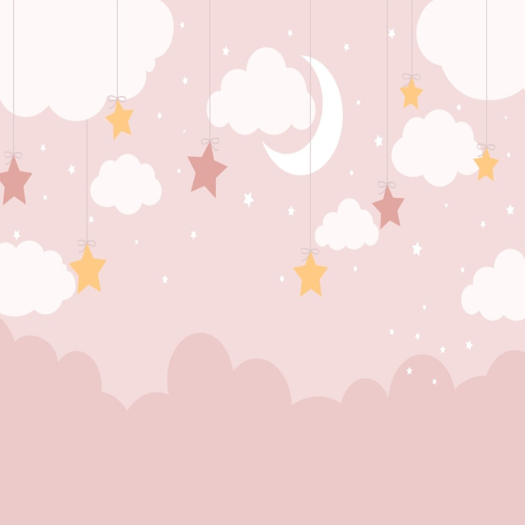 Star Wallpaper <br/> Star Girl and Pink Cloud - Second Image