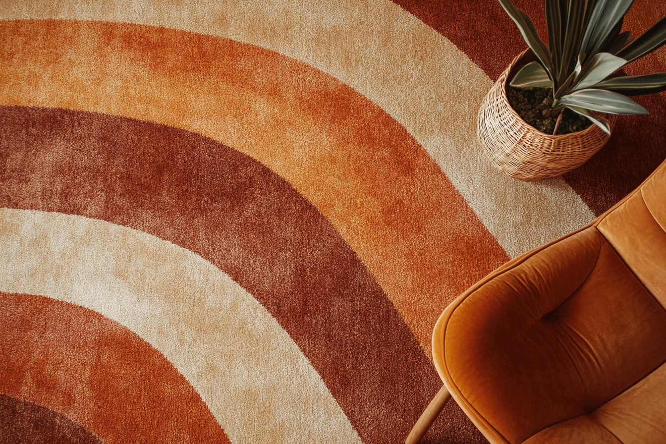 Papier Peint Terracotta Style Années 70