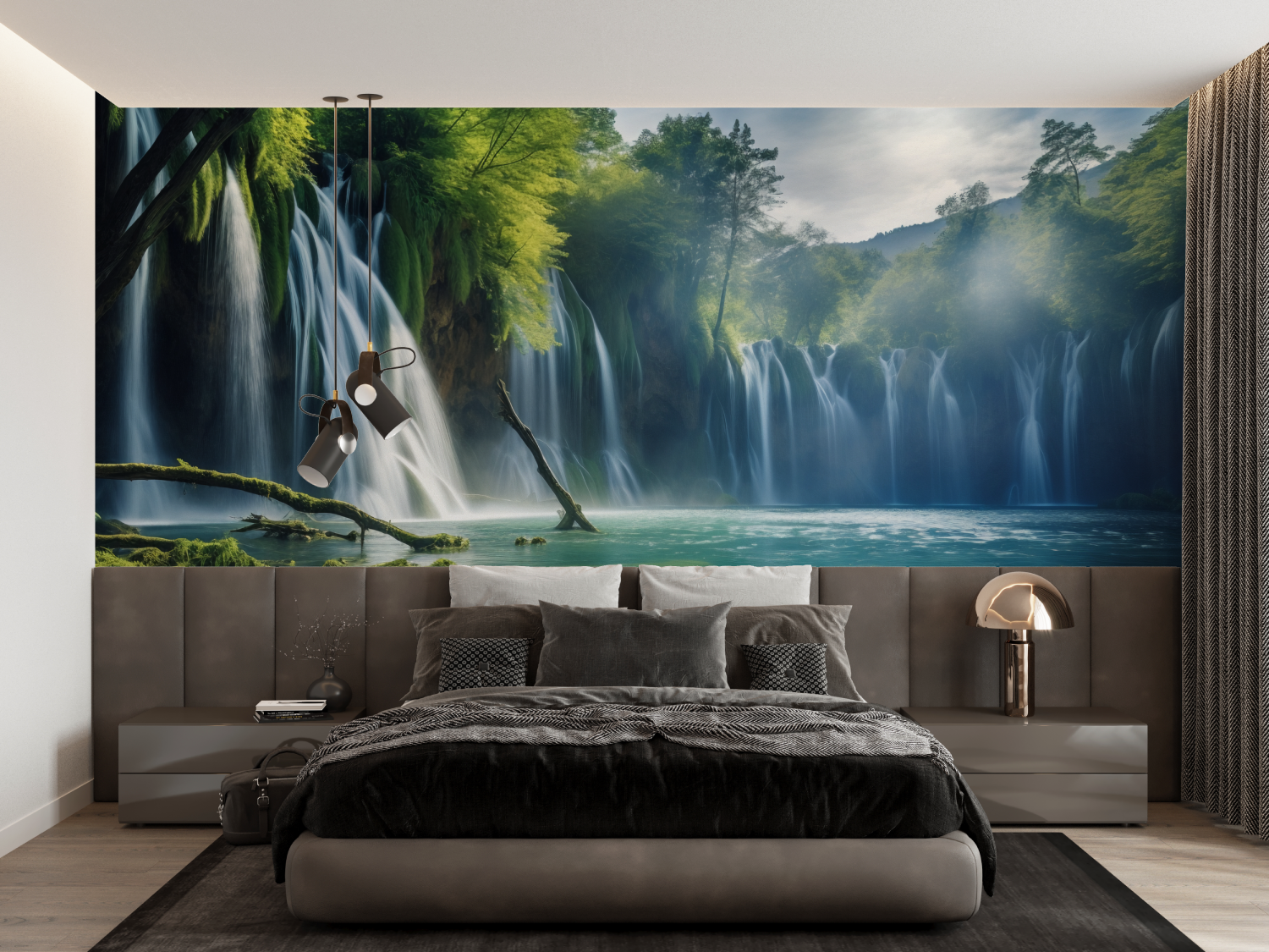 Panoramic Waterfall Wallpaper - Second Image