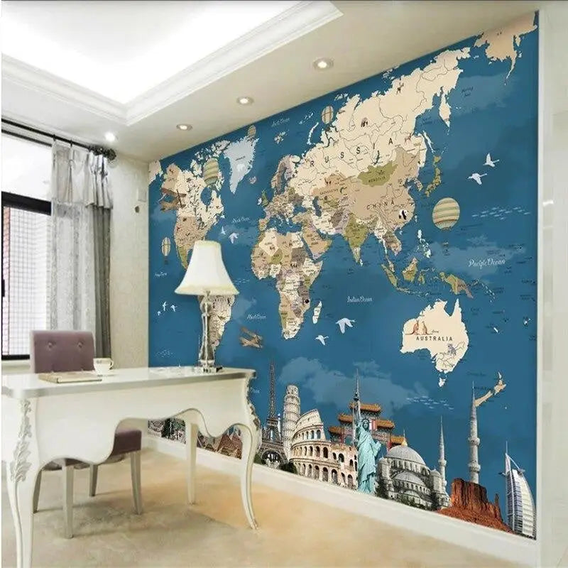 World Map Bedroom - Second Image