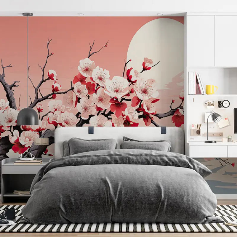 Japanese wallpaper cherry - Second Image