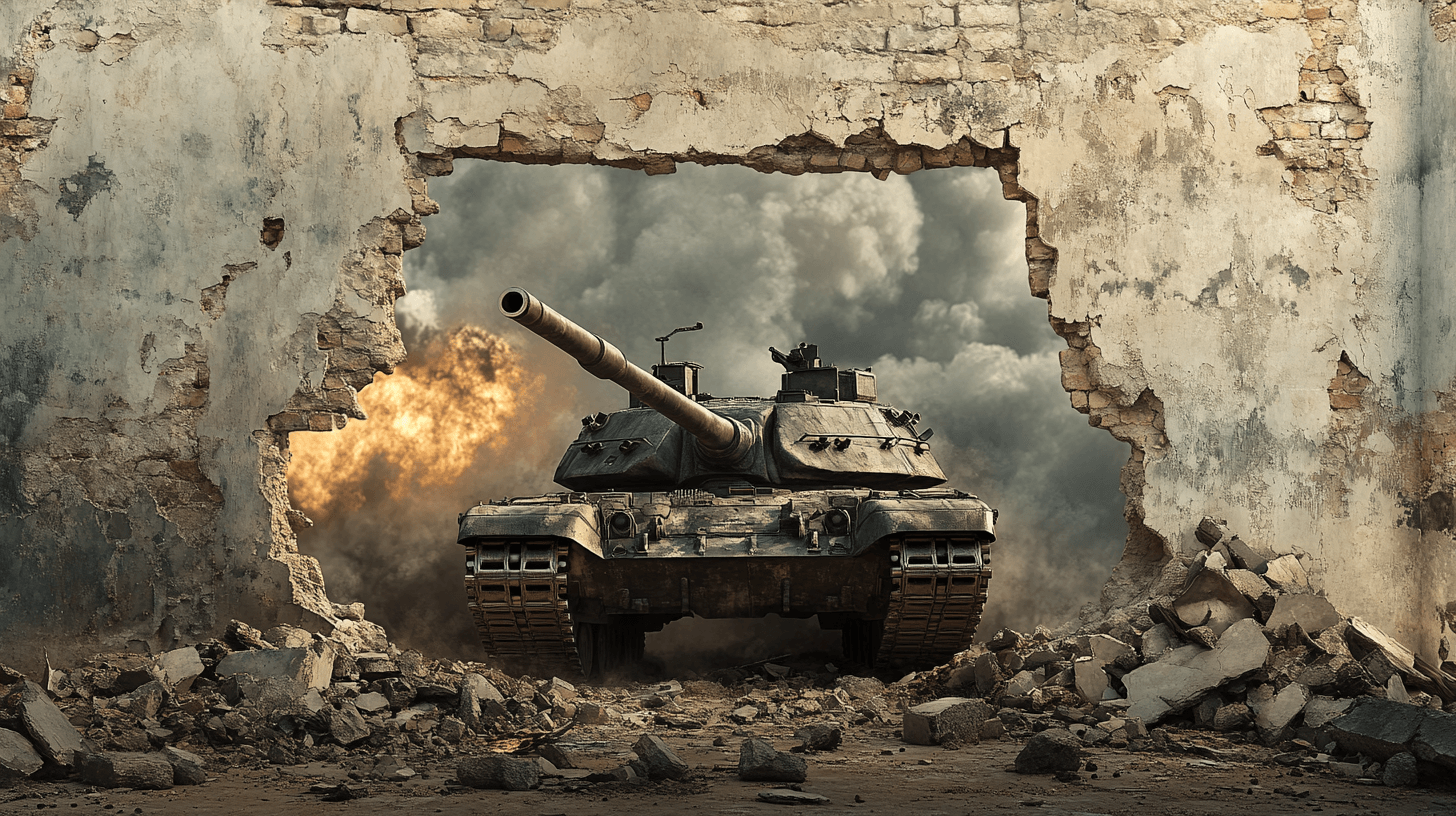 Papier Peint Ado Classique Tank Assaut