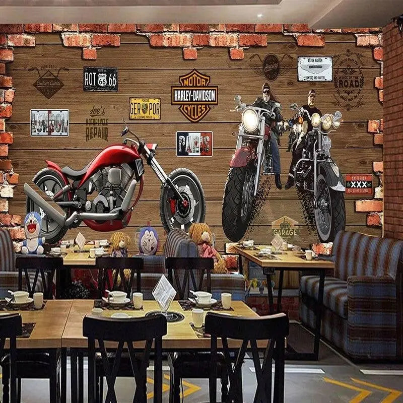 Chopper Motorcycle Wall Decor - Second Image