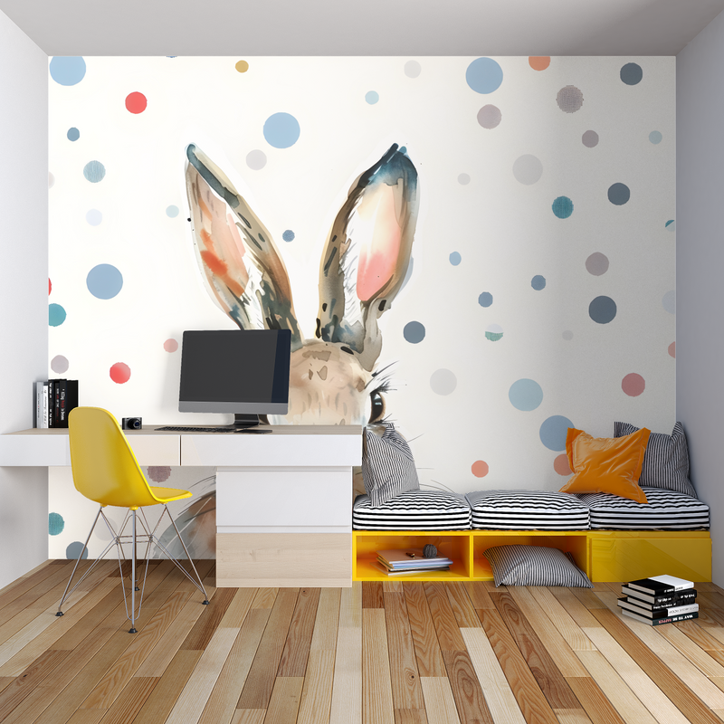 Papier Peint Enfants Lapin - chambre spiderman