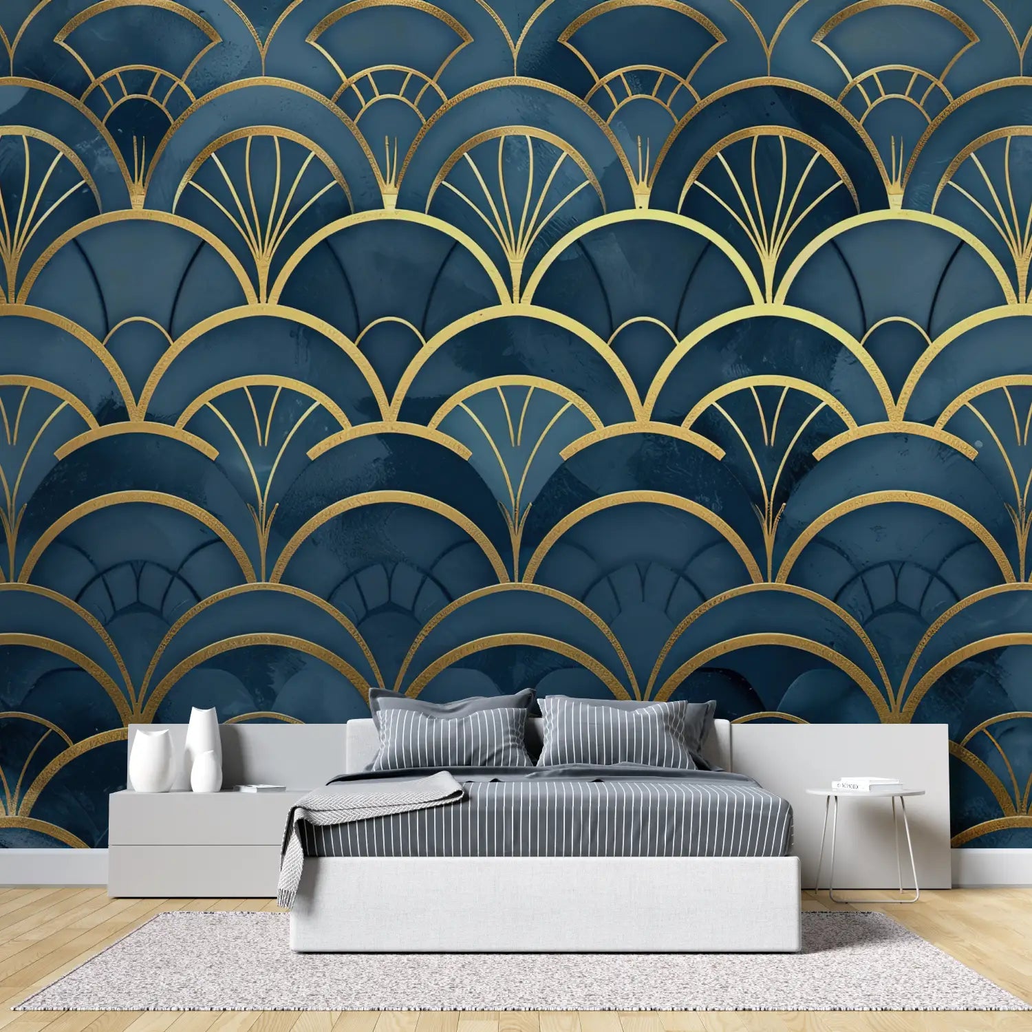 Art Deco Gold Wallpaper - Second Image