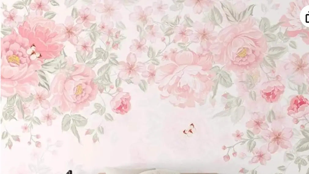 Wallpaper With Pink Flower