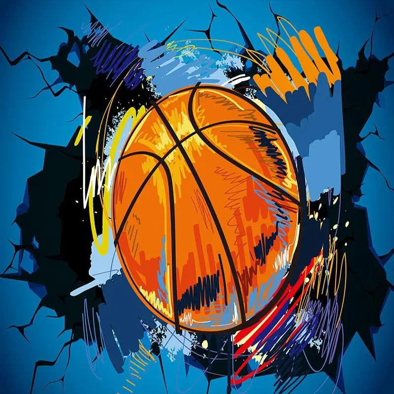 Drawing Style Basketball Wallpaper - Second Image