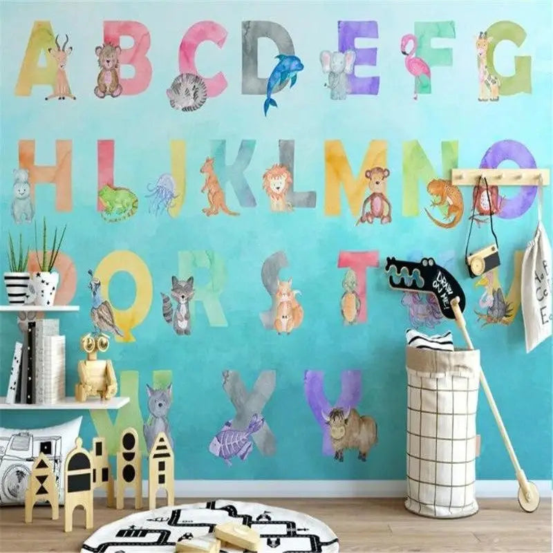 Alphabets and Animals Baby Wallpaper - Second Image