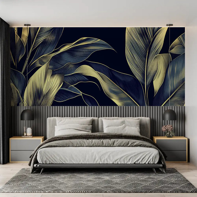 Papier Peint Bleu Chambre Adulte - tendance 2024