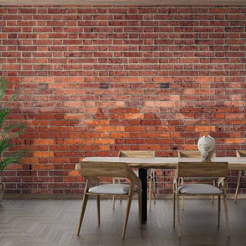 3D Industrial Brick Wallpaper - Second Image