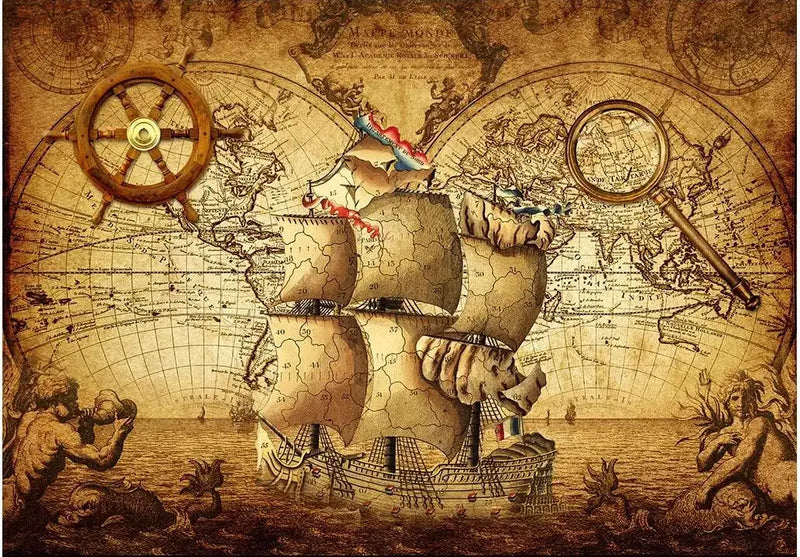 Old World Map Wallpaper