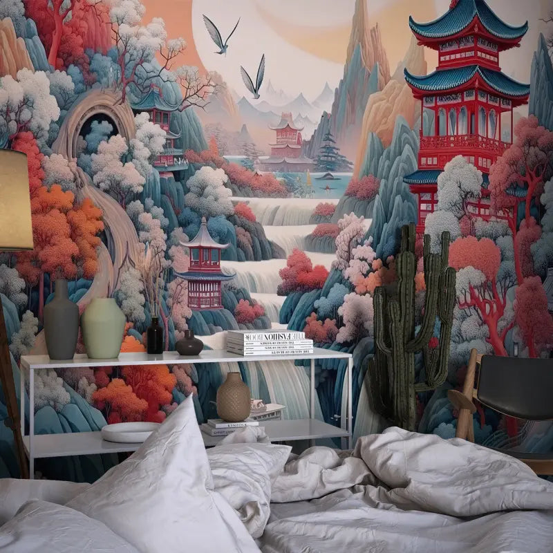 Japanese Bedroom Wallpaper - Second Image