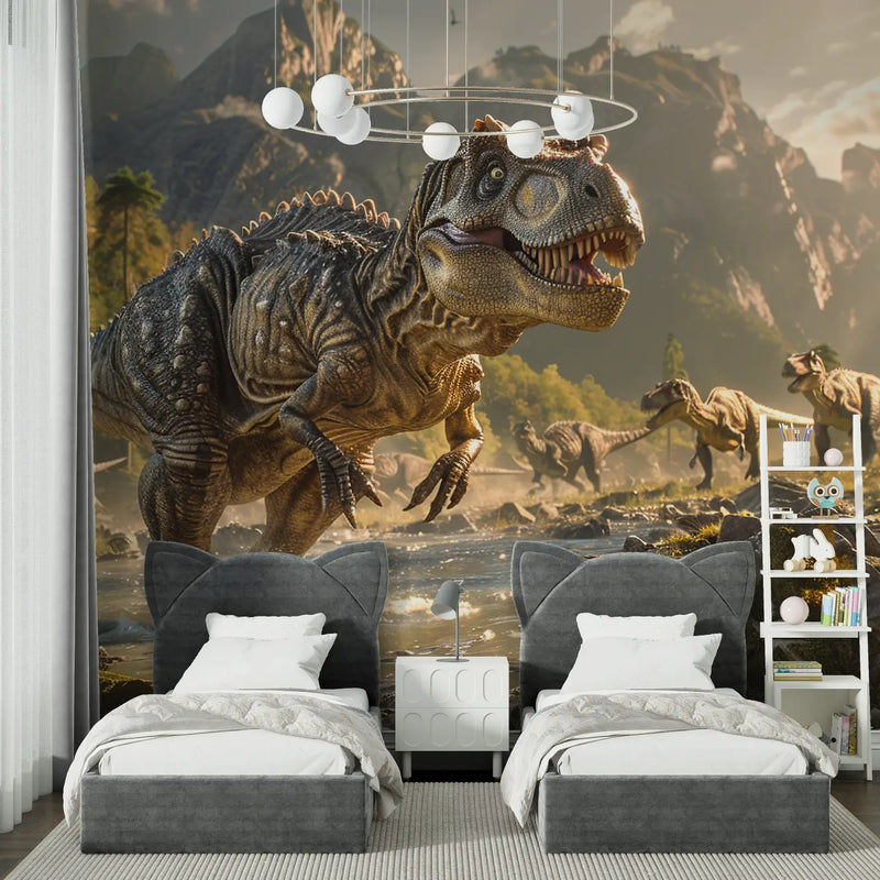 Papier Peint Dinosaure Allosaurus - chambre spiderman