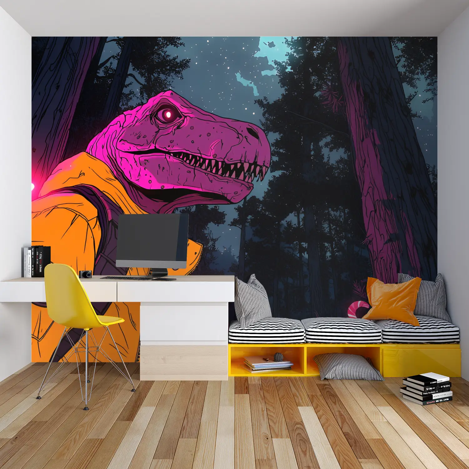 Papier Peint Dinosaure Anime - chambre spiderman