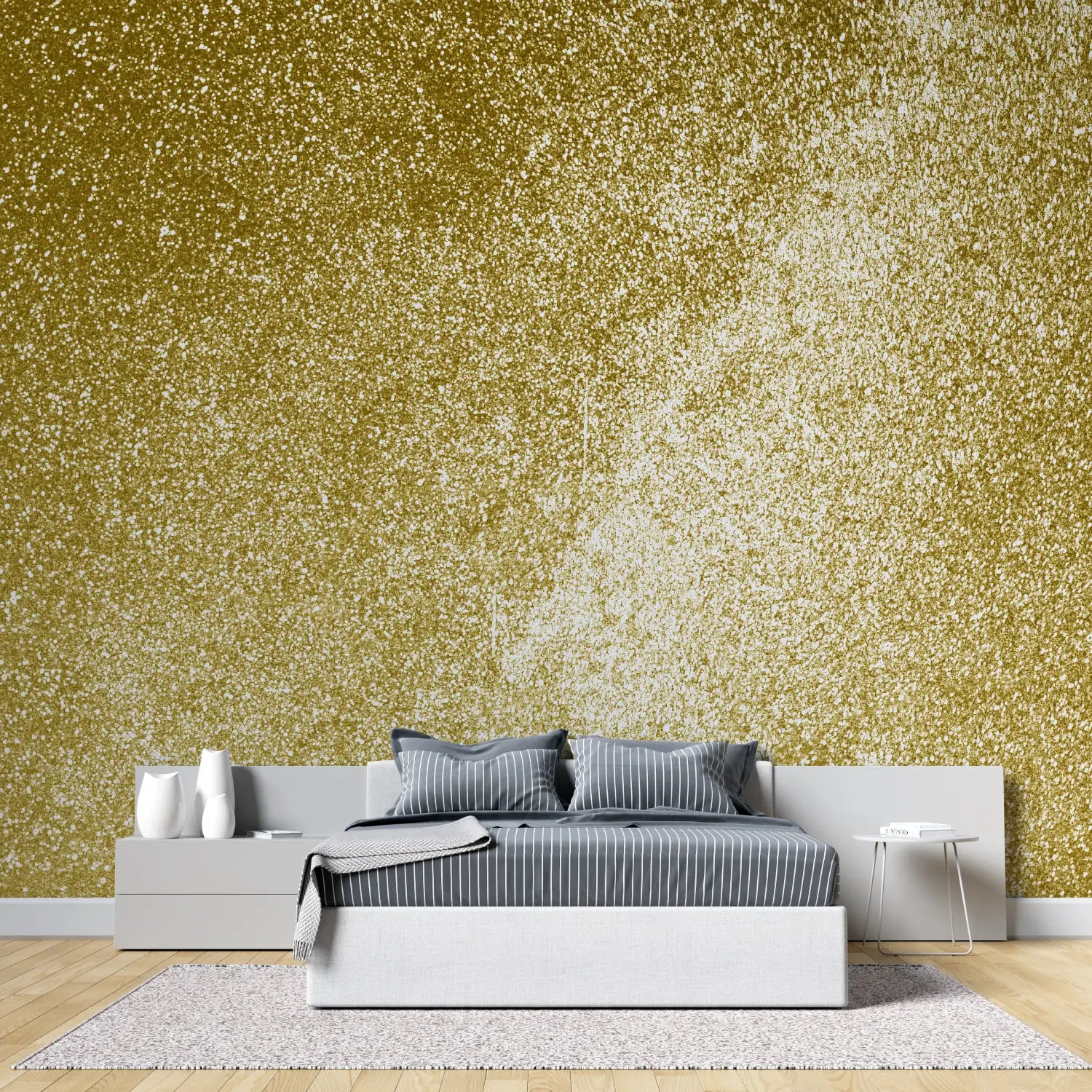 Gold Glitter Wallpaper - Second Image