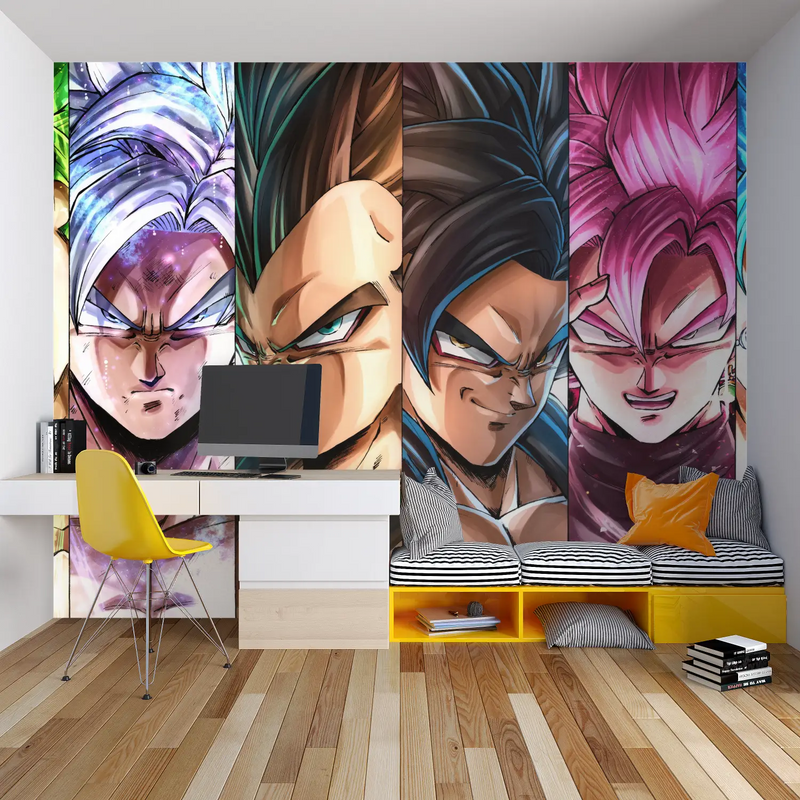 Papier Peint Dragon Ball Z Super - tapisserie hero