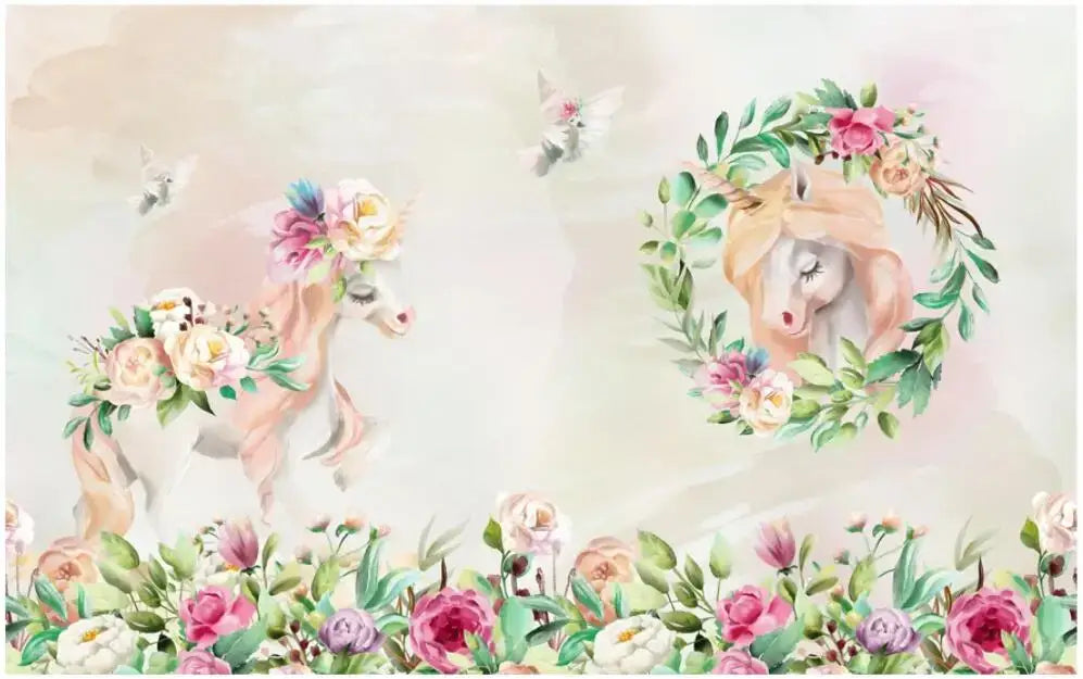 Flower Wallpaper Girl Room