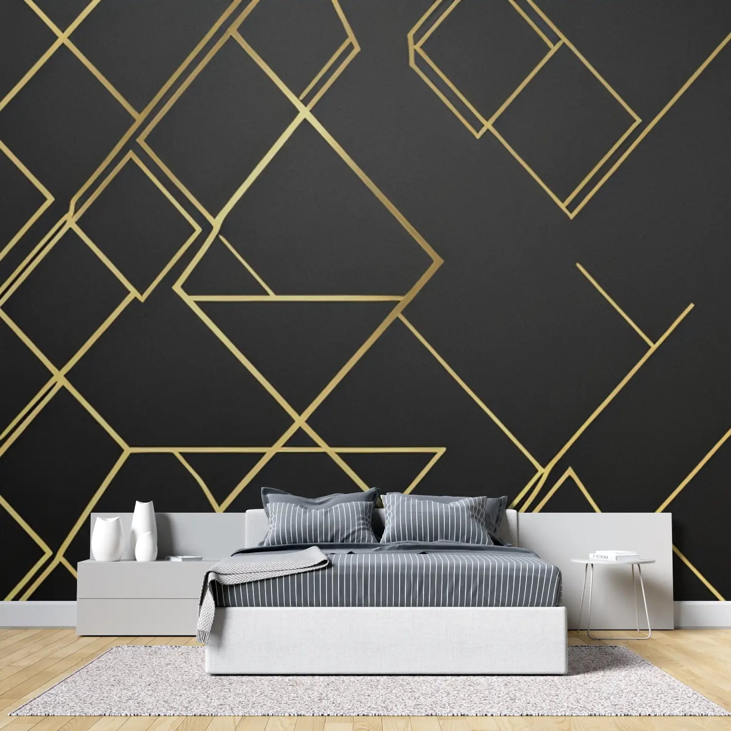 Golden Geometric Wallpaper - Second Image