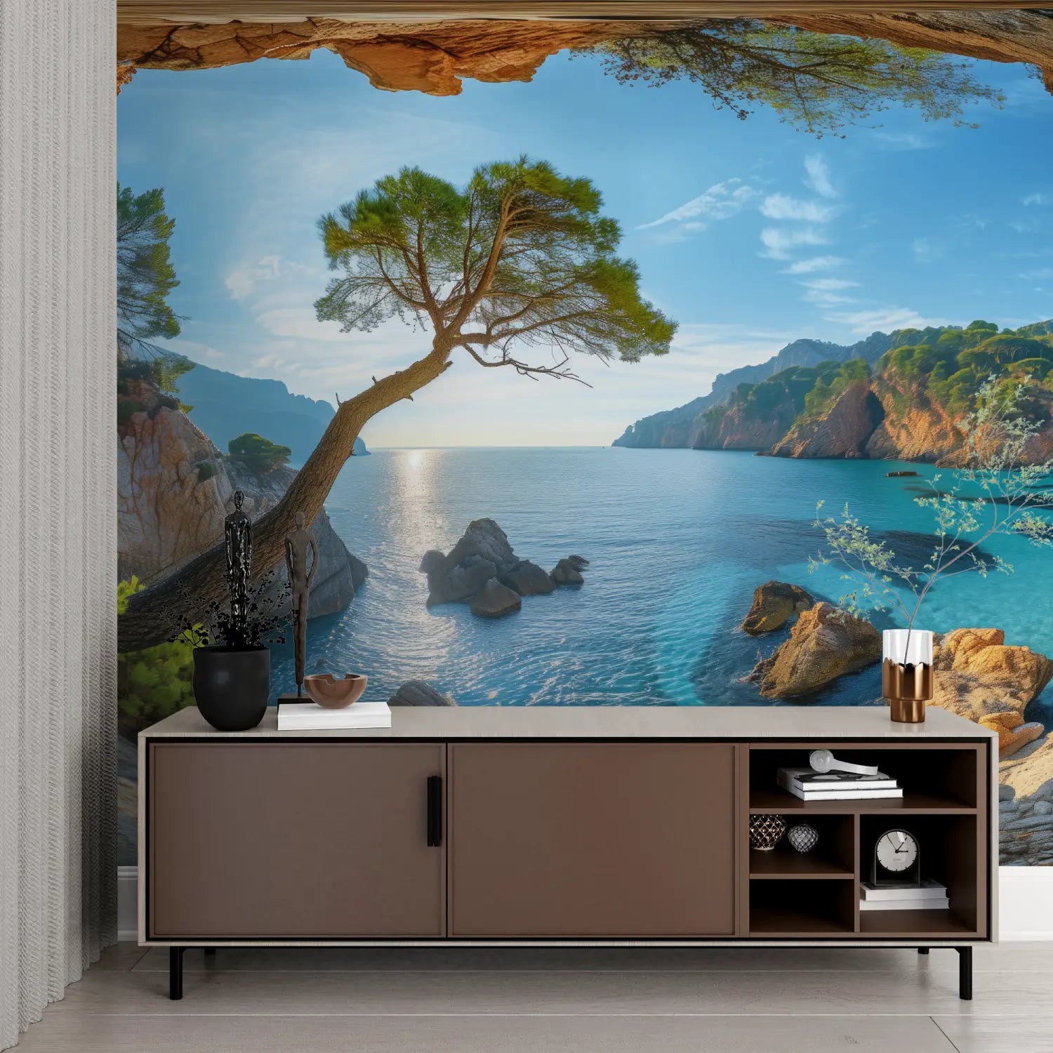 Trompe L Oeil Non-Woven Wallpaper - Second Image