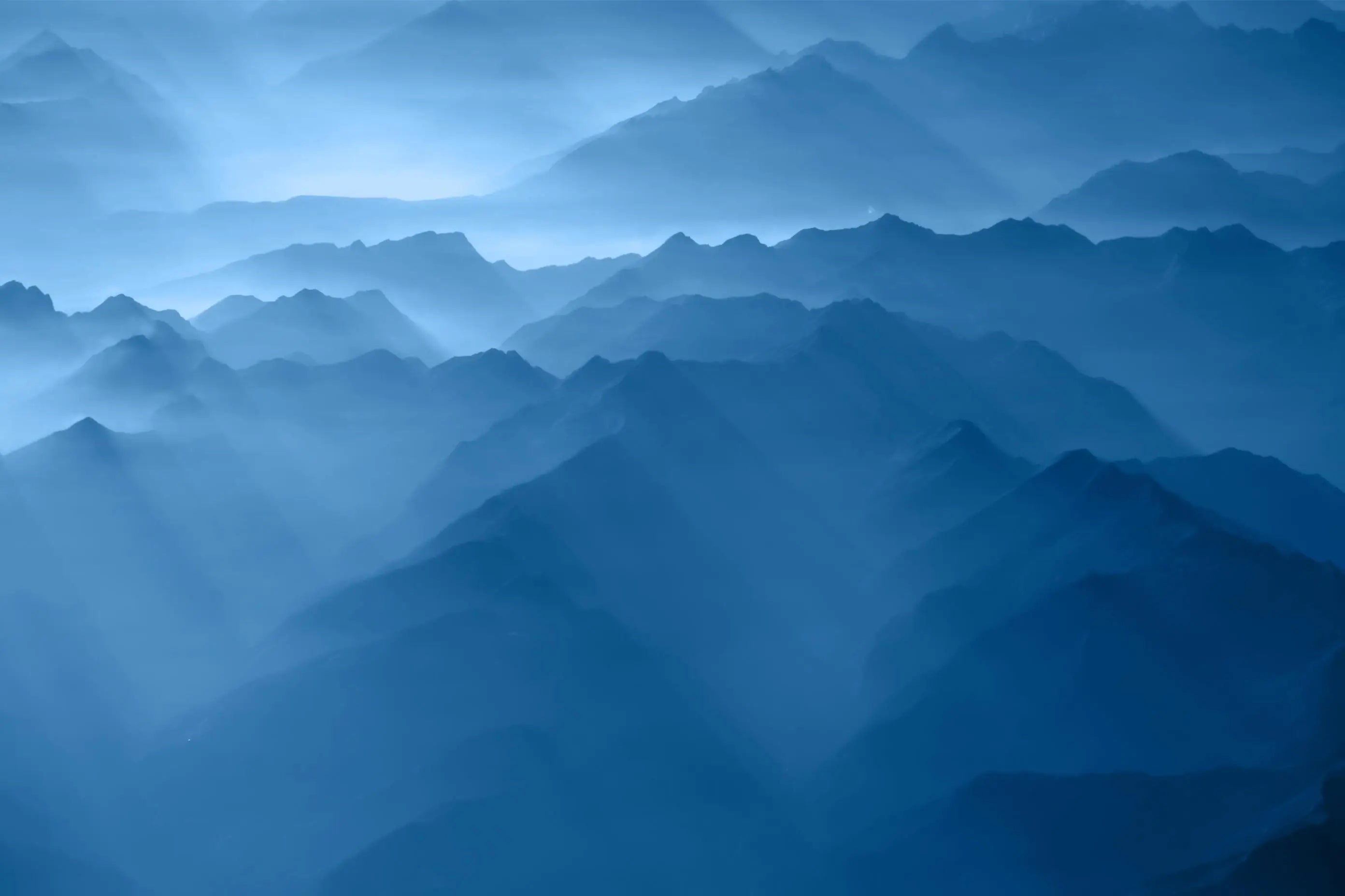 Blue mountain wallpaper