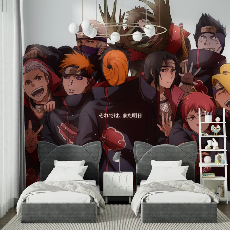 Papier Peint Naruto Blanc - chambre spiderman