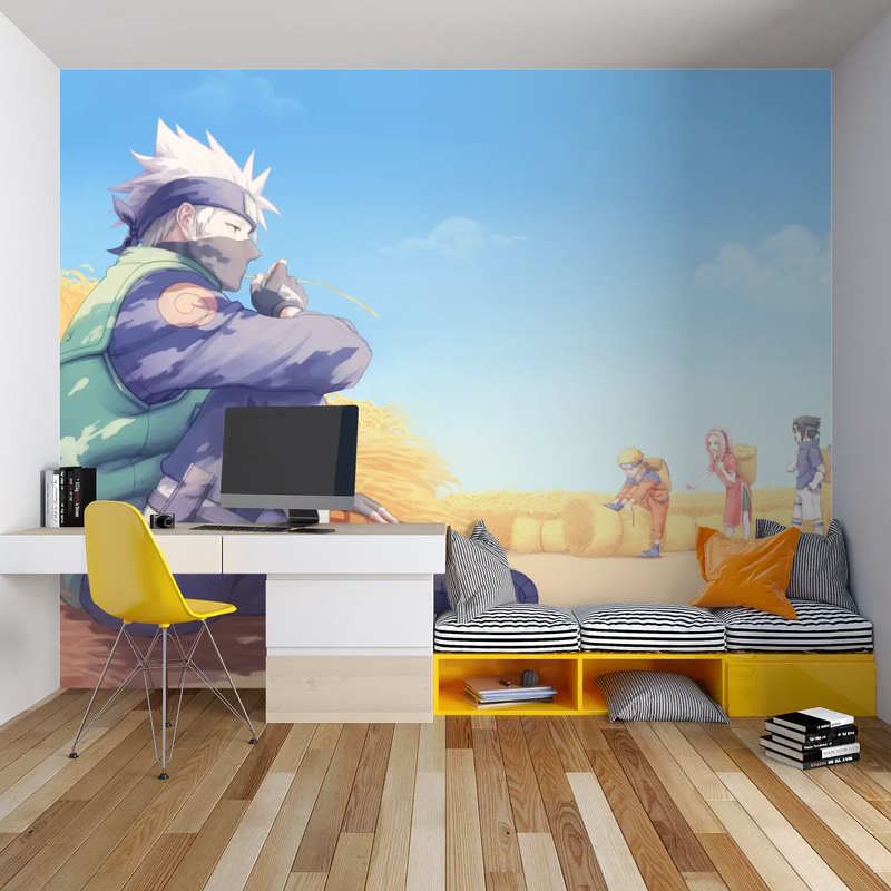 Papier Peint Naruto Kakashi Chill - tapisserie garçon