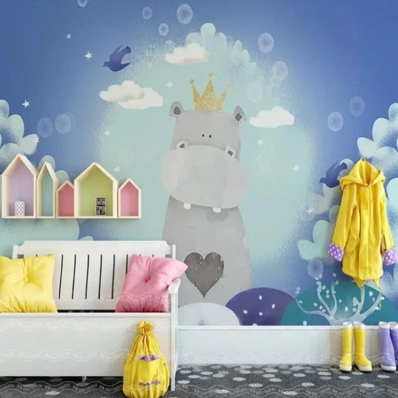 Cloud Wallpaper Baby Room - Second Image