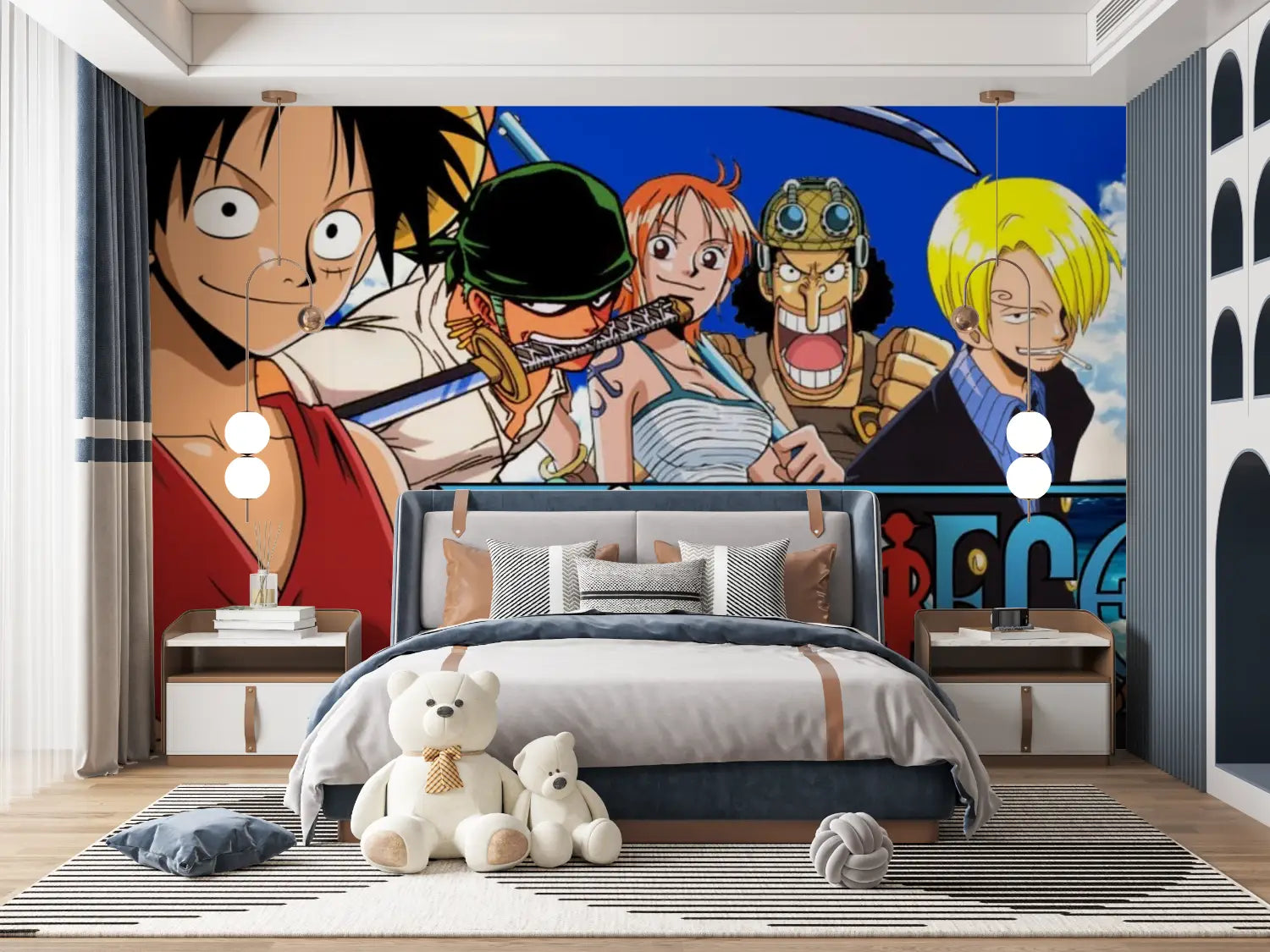 Sfondo di One Piece Blu Est - Second Image