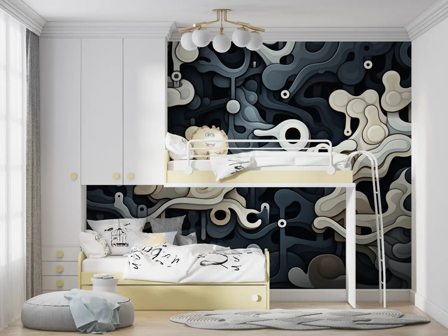 Panoramic Teen Bedroom Wallpaper - Second Image