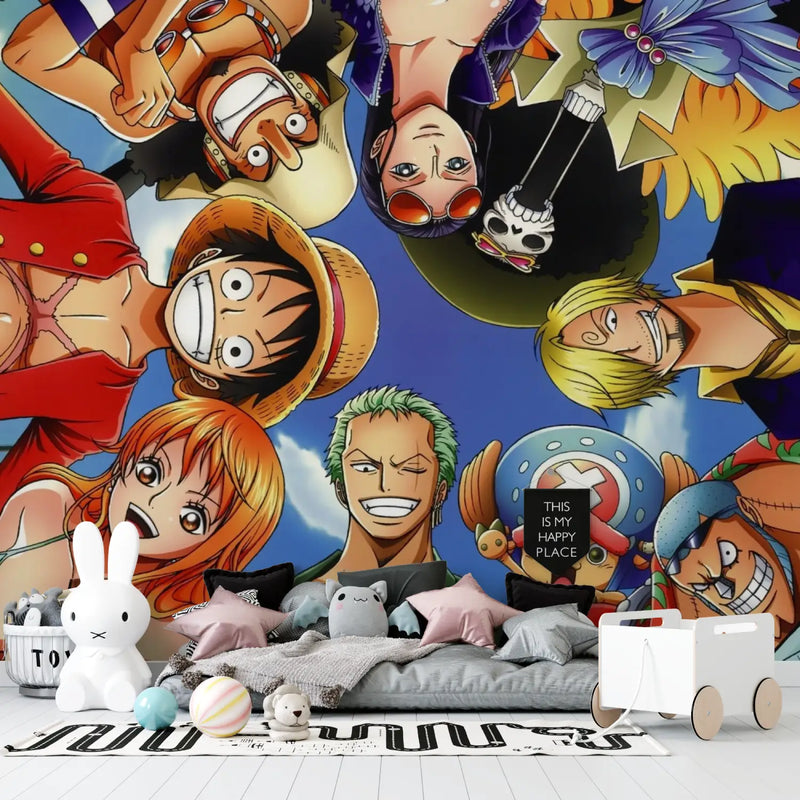 Papier Peint Personnages One Piece - chambre de garçon