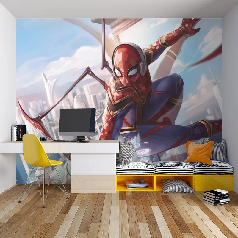 Papier Peint Spiderman Ado - chambre spiderman