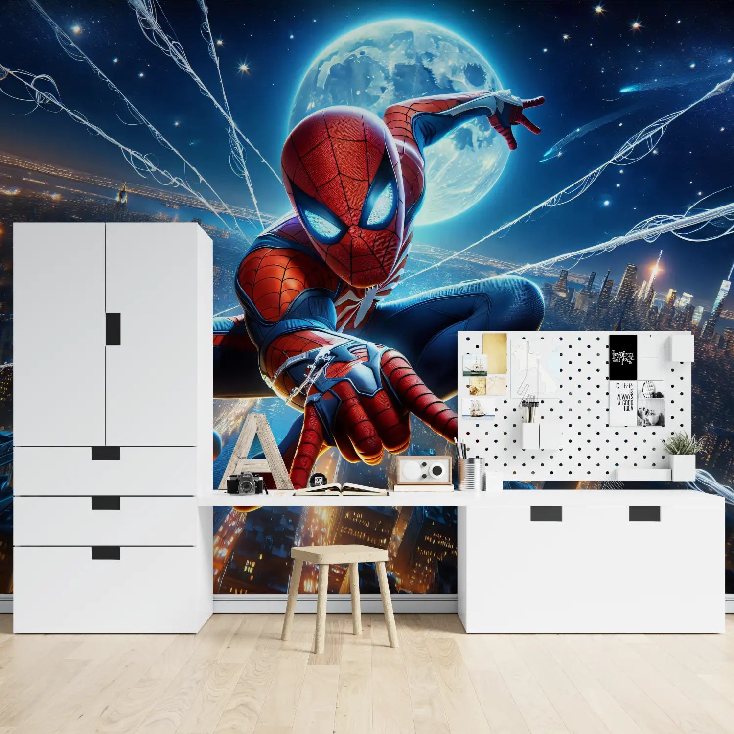 Papier Peint Spiderman Chambre Garçon - chambre spiderman