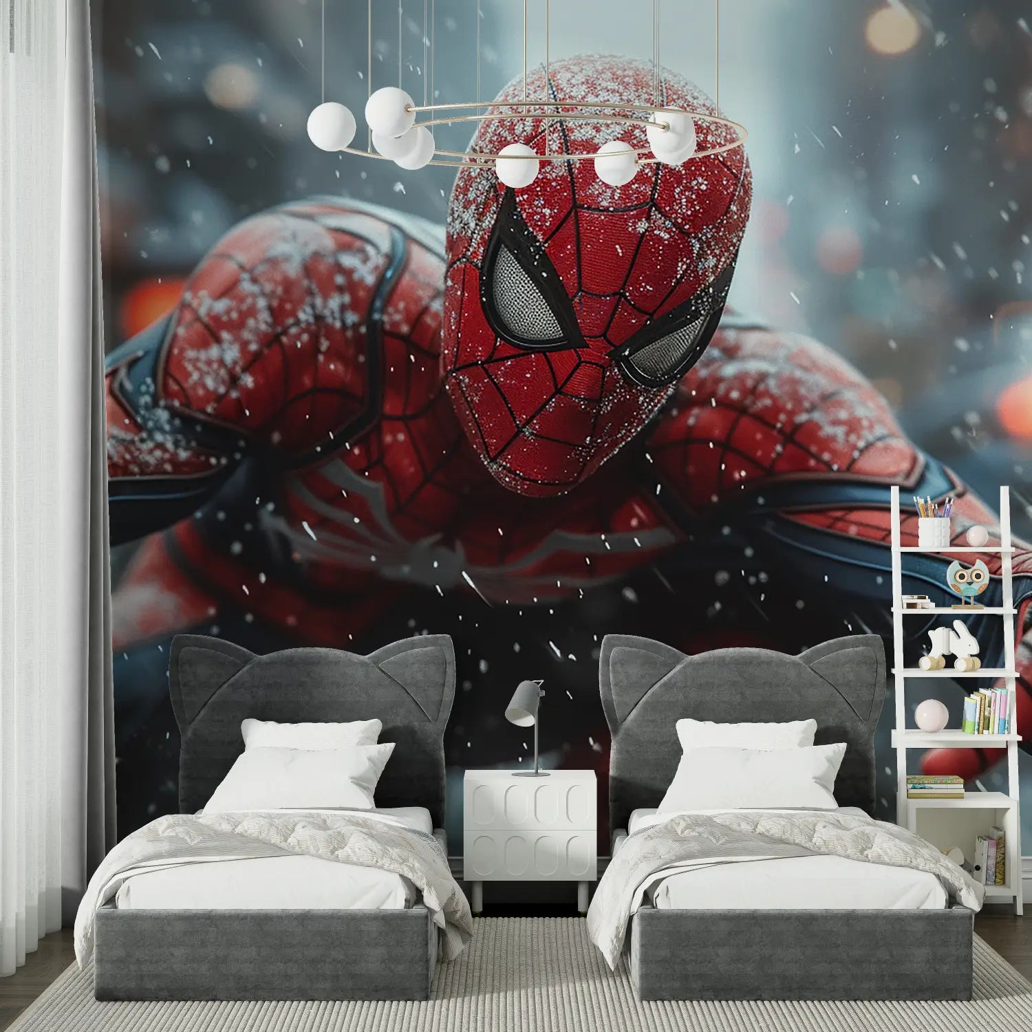 Sfondo di Spider-Man Neve - Second Image