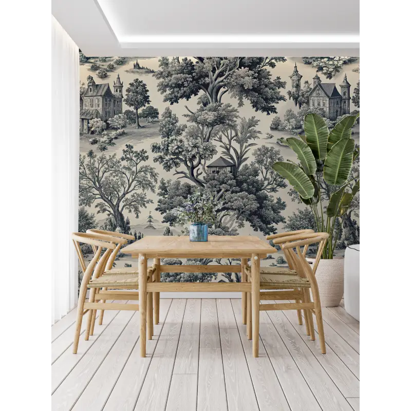 80s Toile De Jouy Wallpaper - Second Image