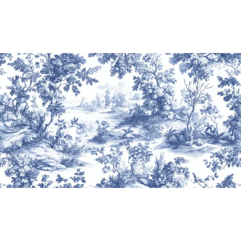 Papier Peint Toile De Jouy Chambre