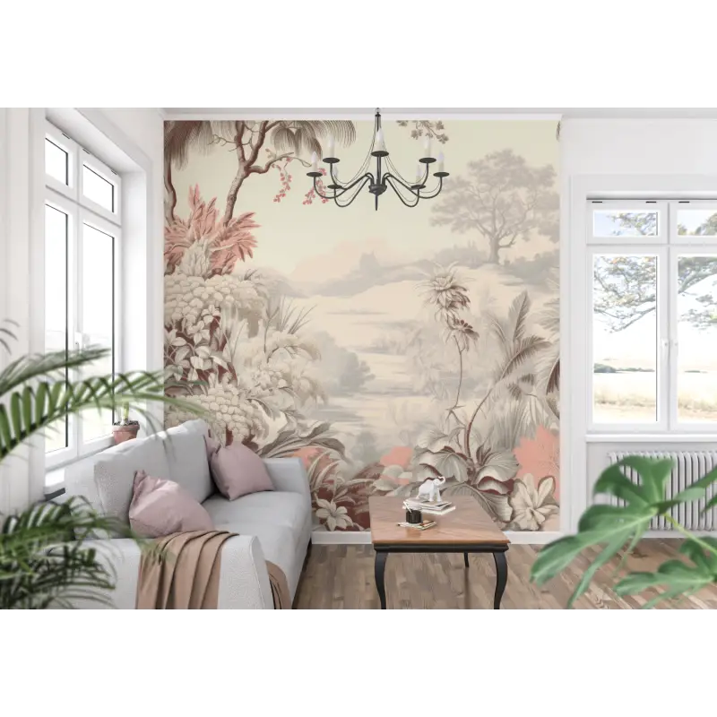 Toile De Jouy Jungle Wallpaper - Second Image