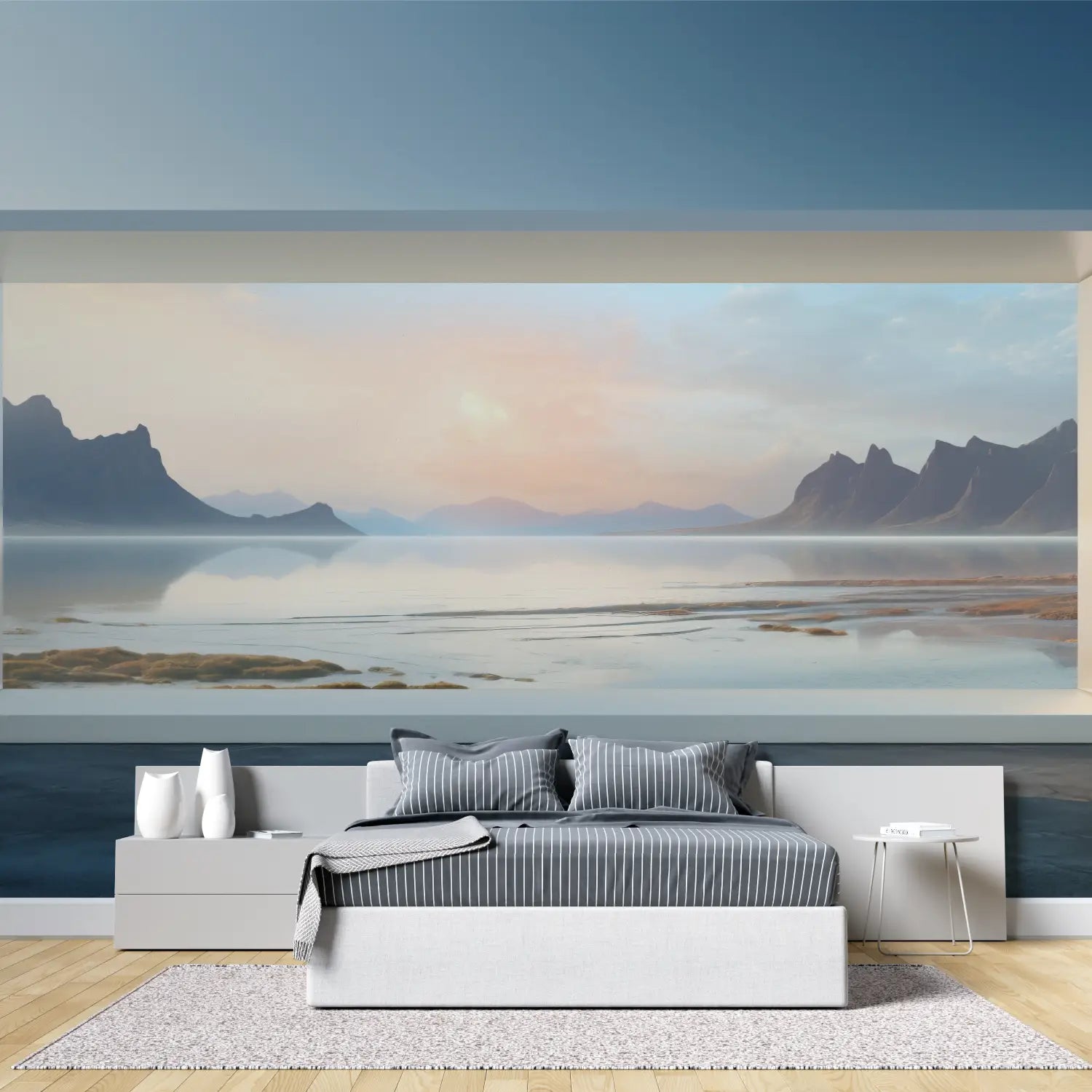 Trompe L Oeil Landscape Wallpaper - Second Image