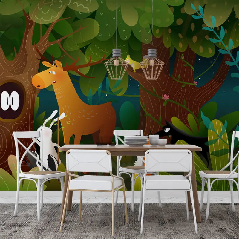 Children's Forest Panoramic Wallpaper - Second Image