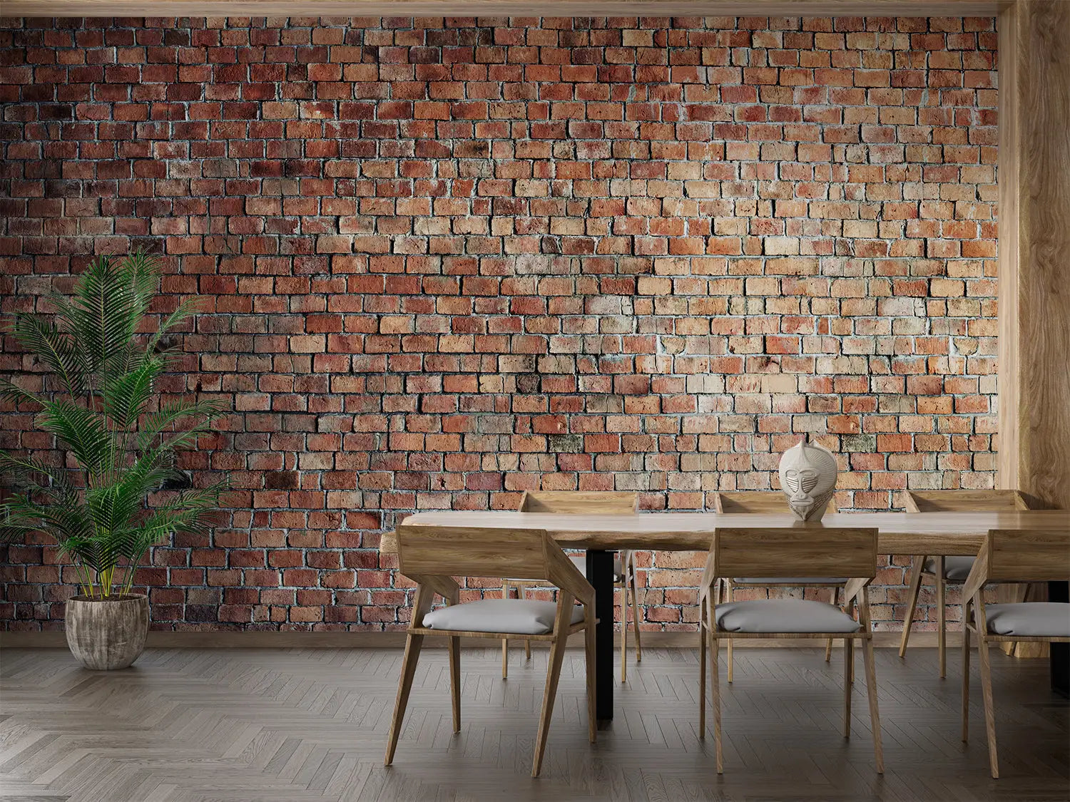 Brick Imitation Wallpaper - Second Image