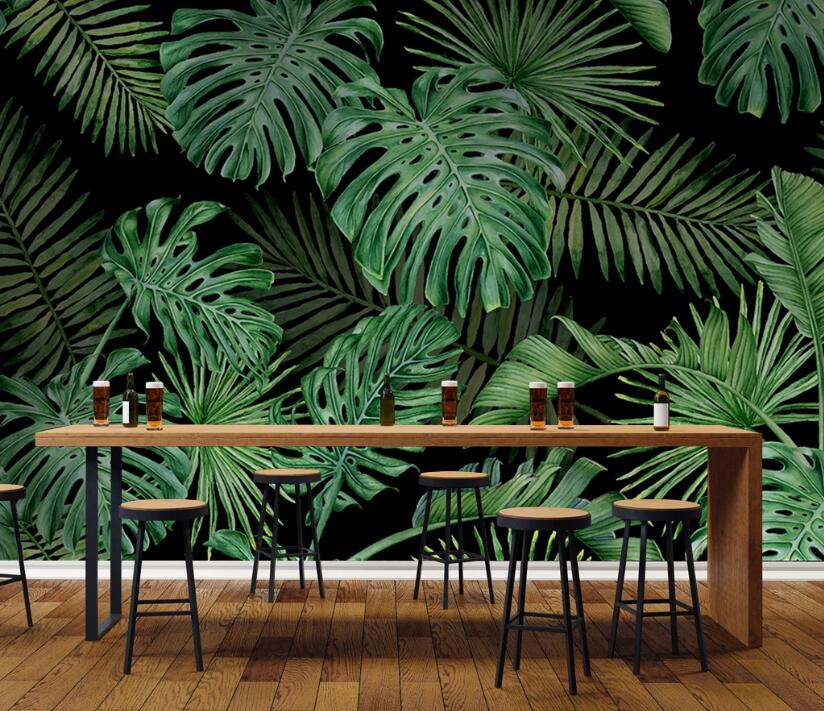 Custom jungle wallpaper