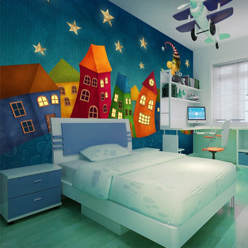 Garbage bedroom wallpaper