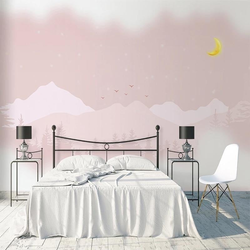 Pink Baby Room Wallpaper - Second Image