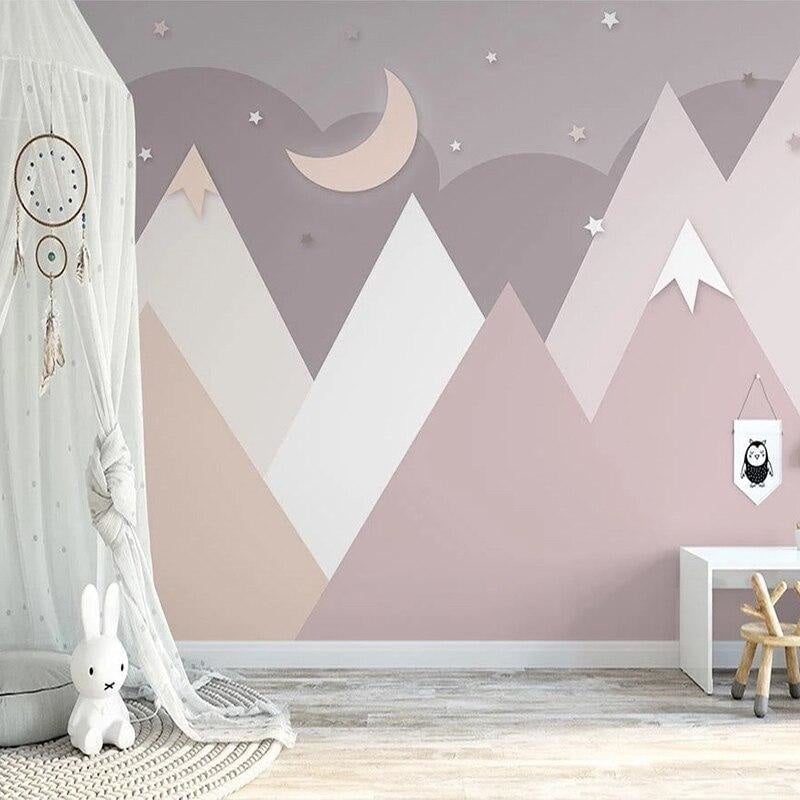 Scandinavian Wallpaper for Girls Room - Second Image